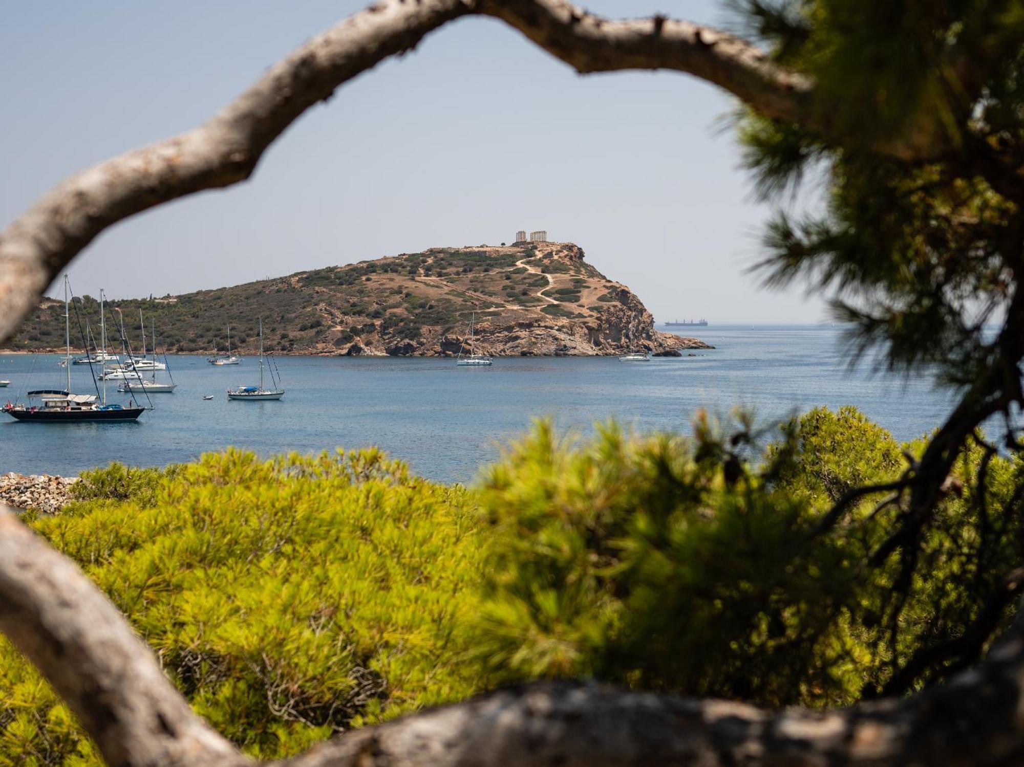 Cape Sounio Grecotel Boutique Resort Szúnio Kültér fotó