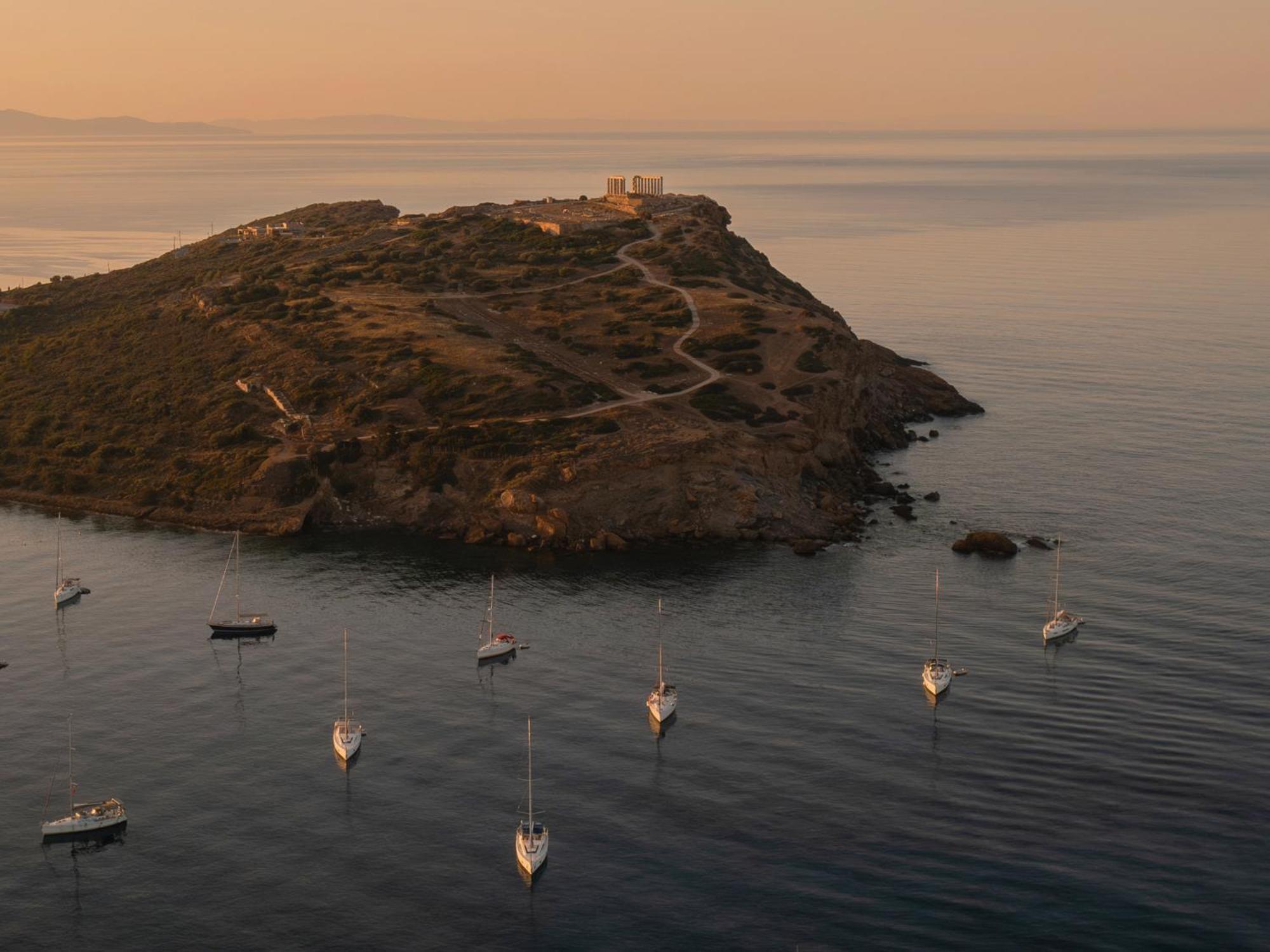 Cape Sounio Grecotel Boutique Resort Szúnio Kültér fotó