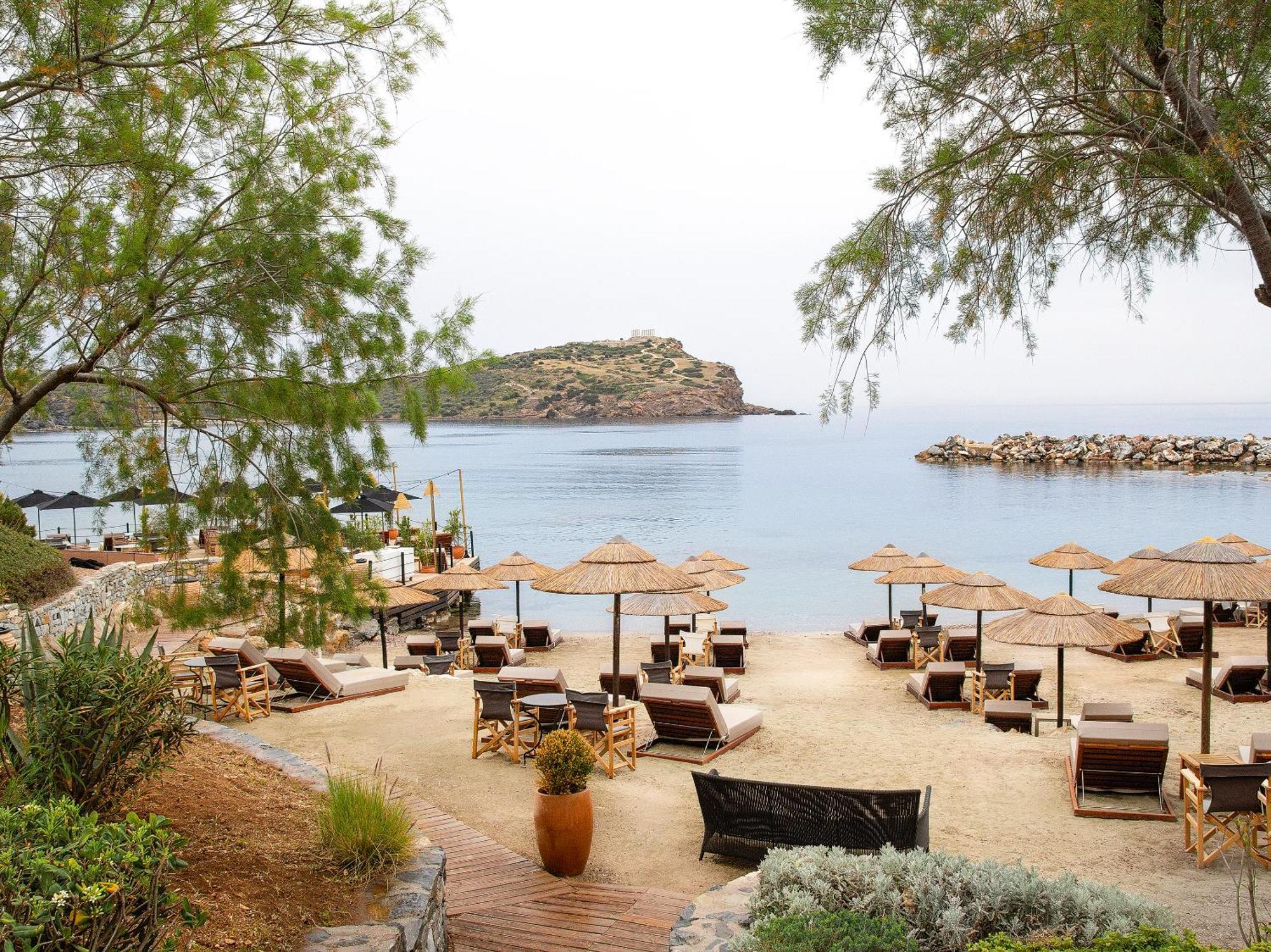 Cape Sounio Grecotel Boutique Resort Szúnio Kültér fotó