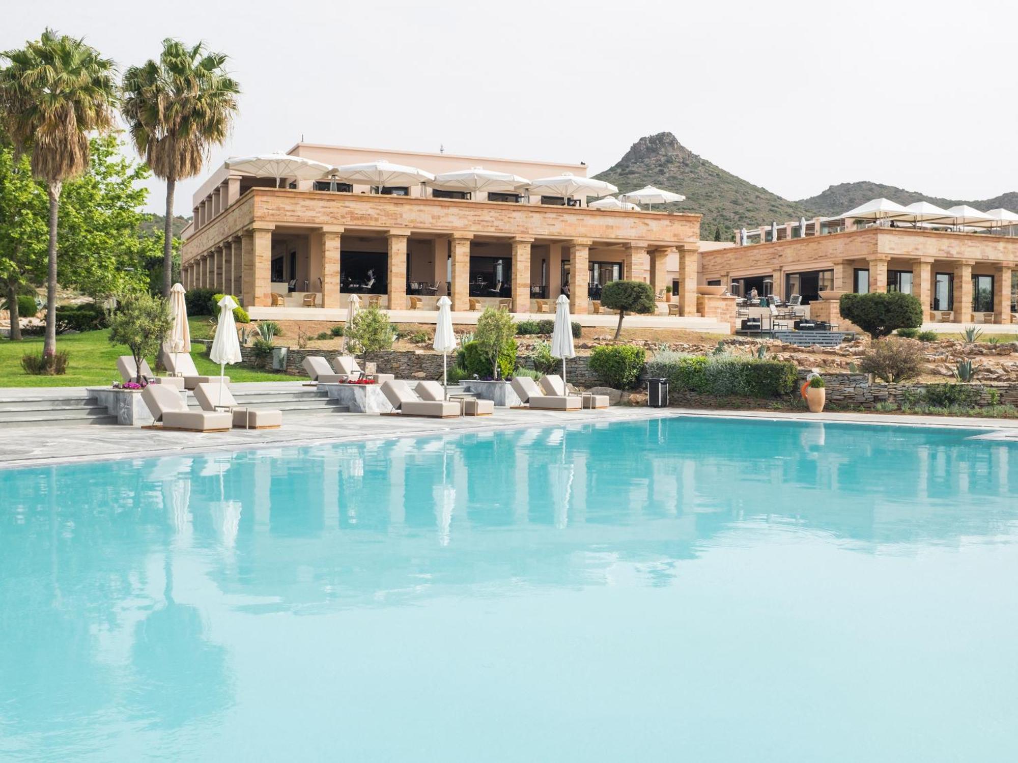 Cape Sounio Grecotel Boutique Resort Szúnio Kültér fotó