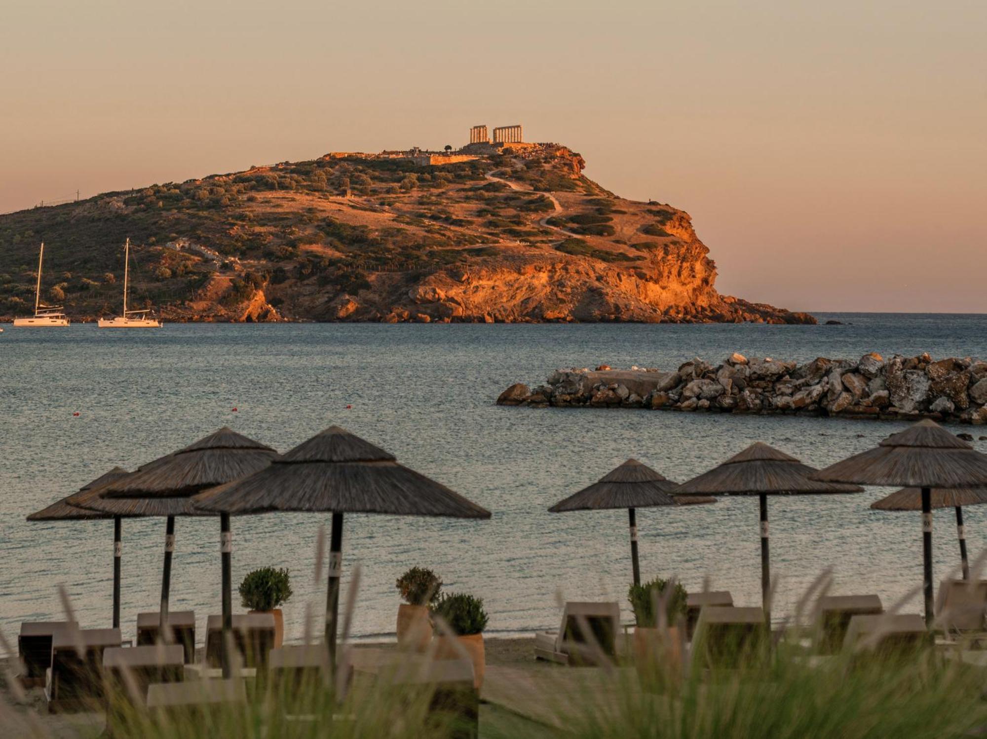 Cape Sounio Grecotel Boutique Resort Szúnio Kültér fotó