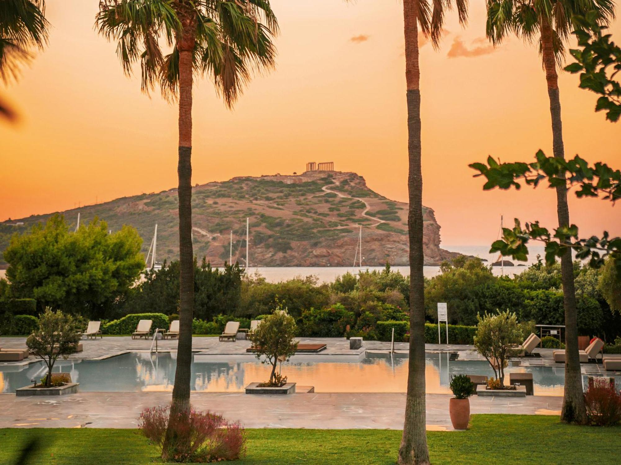 Cape Sounio Grecotel Boutique Resort Szúnio Kültér fotó