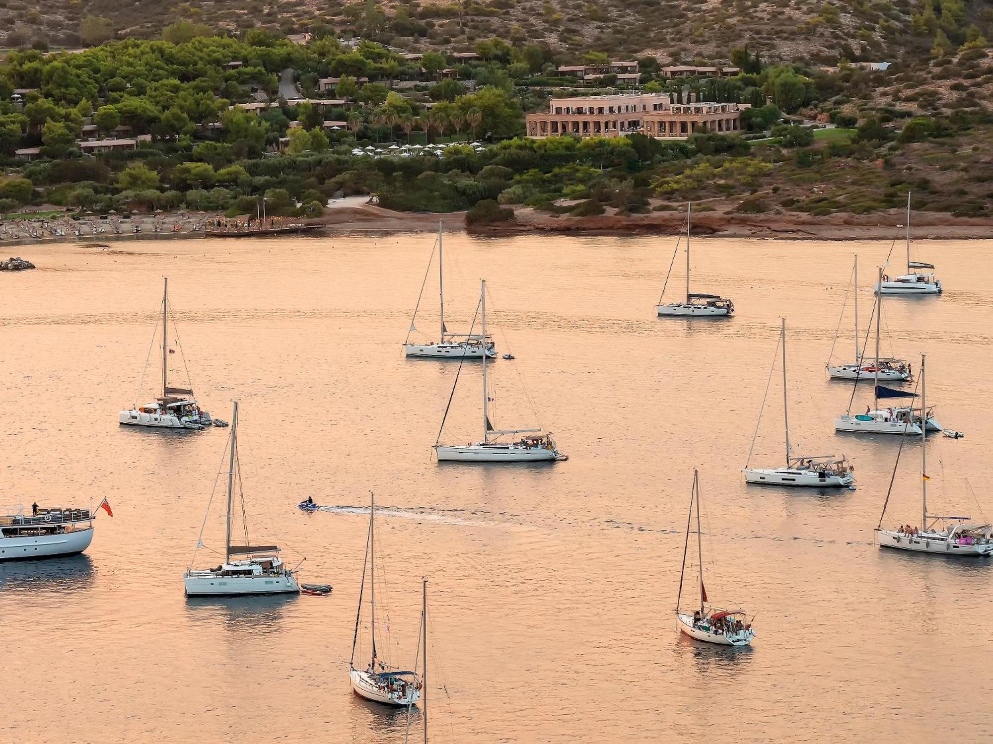 Cape Sounio Grecotel Boutique Resort Szúnio Kültér fotó