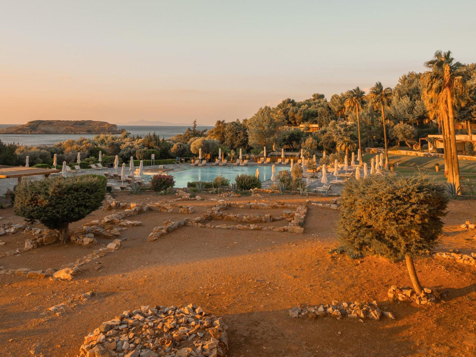 Cape Sounio Grecotel Boutique Resort Szúnio Kültér fotó