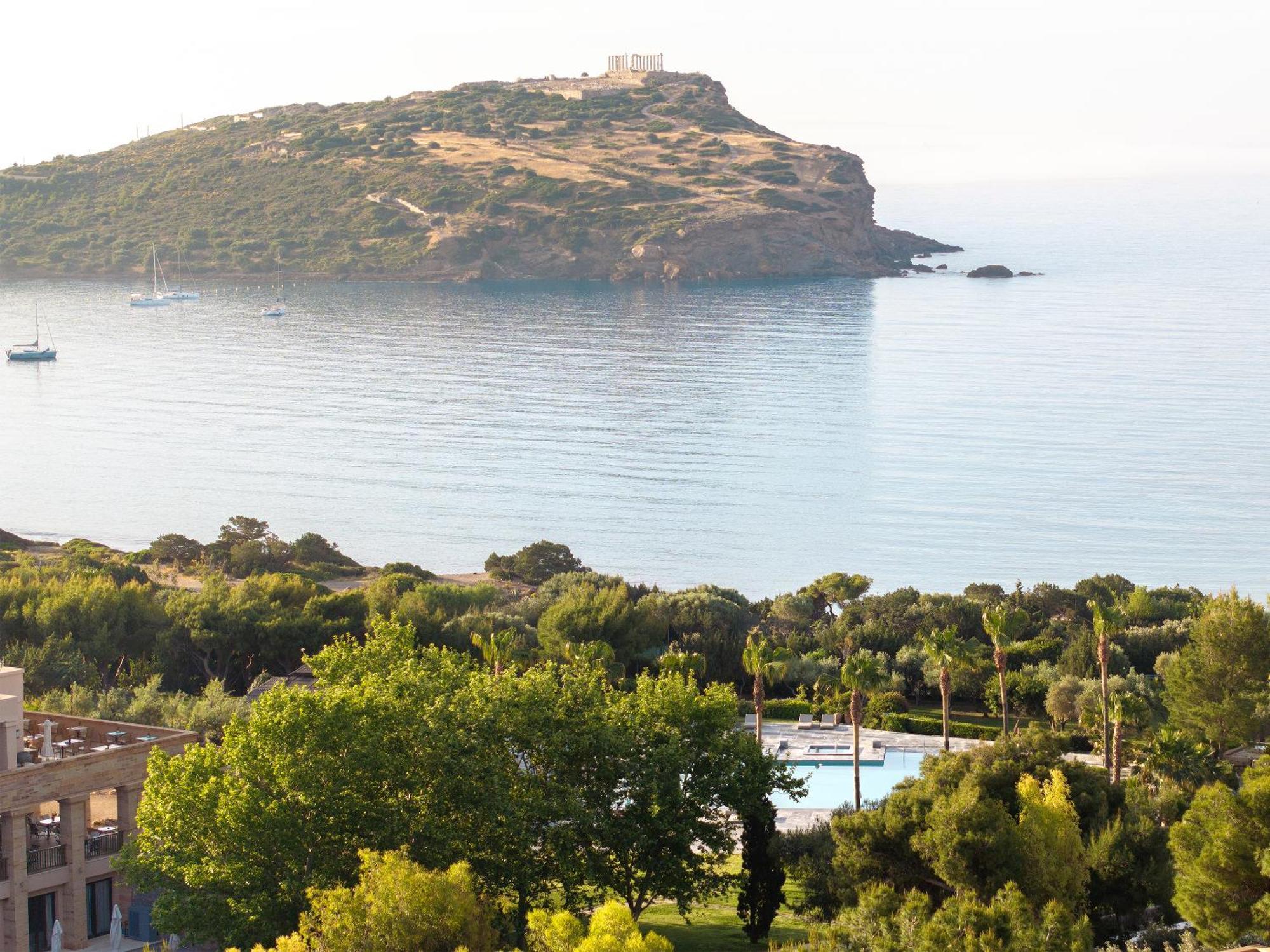 Cape Sounio Grecotel Boutique Resort Szúnio Kültér fotó